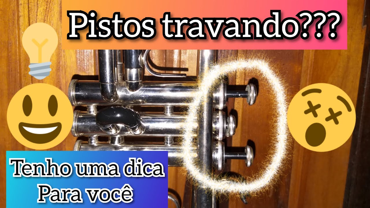 Pistos travando??? Tenho uma dica para você! Trompete|Trombone|Euphonium (bombardino)|Tuba e outros