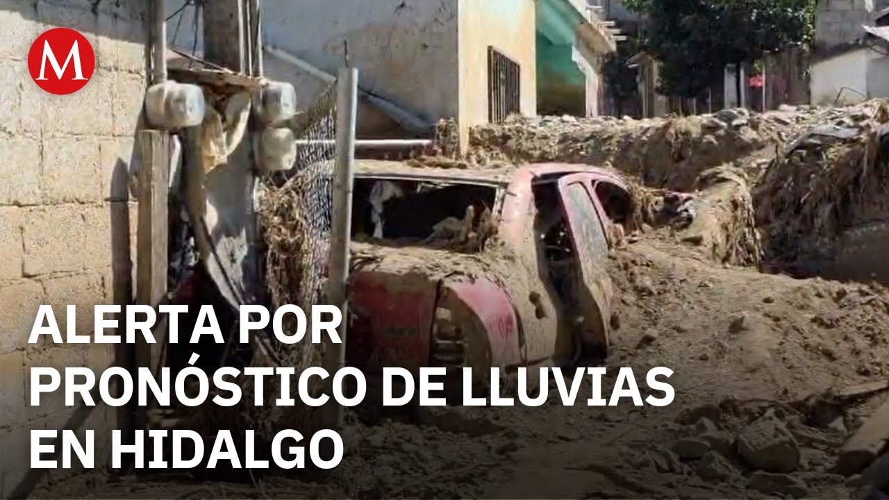 Declaran alerta por lluvias en Hidalgo; suspenden clases en 34 municipios