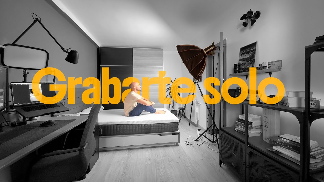 Así grabé un vídeo profesional yo solo desde casa 🎬