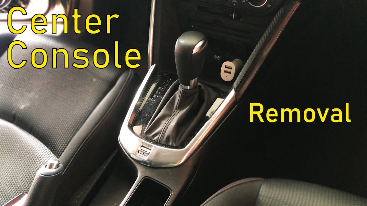 How to Remove your Center Console - Mazda 2 / Demio DJ / Toyota Yaris iA / Toyota Yaris R / Scion iA