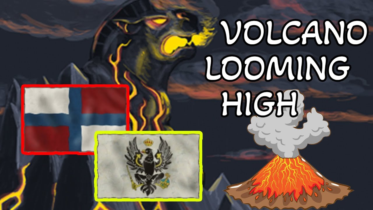 Spirit Island: Volcano vs Russia6/Prussia3 (Double Pyroclastic Madness! )