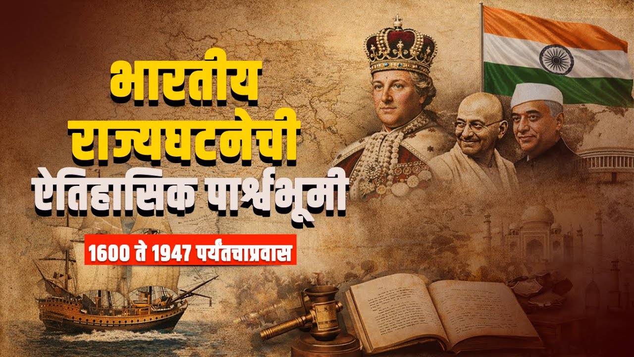भारतीय संविधानाची ऐतिहासिक पार्श्वभूमी | Indian Constitution History Part 2 | UPSC MPSC