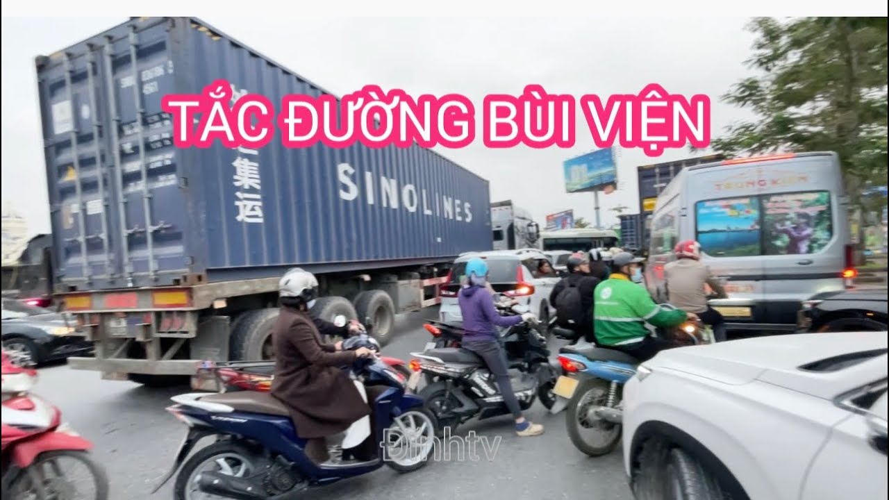 Tắc Đường Bùi Viện Hải Phòng 17 giờ chiều ngày 05-01-2026