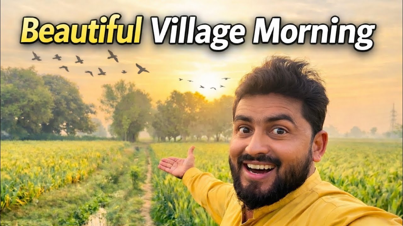 Beautiful Village Morning 🌅 | Peaceful Life in Green Fields | Bilal Daily Vlogs