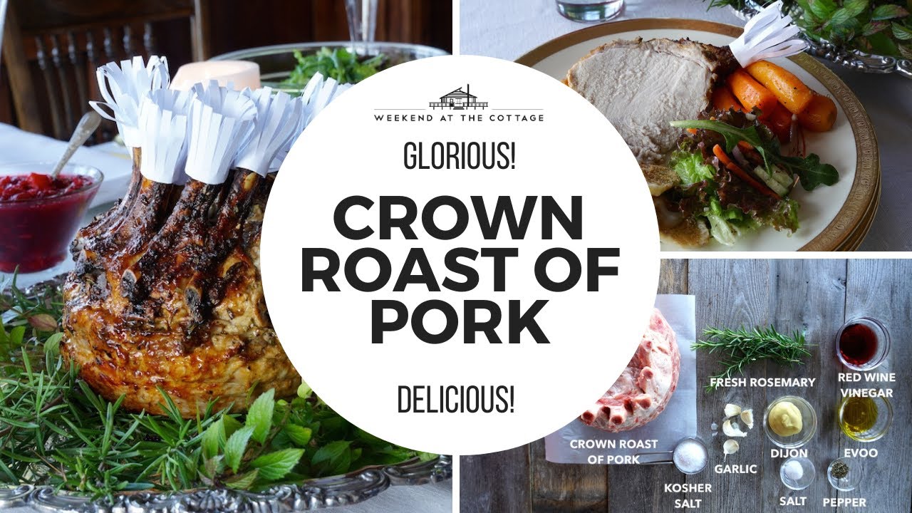 CROWN ROAST OF PORK | Gloriously delicious!