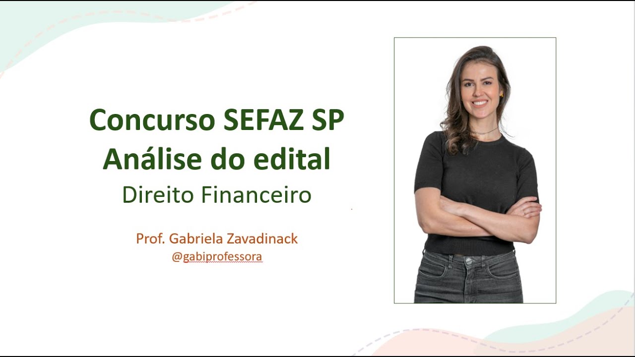 SEFAZ SP: como estudar DIREITO FINANCEIRO.
