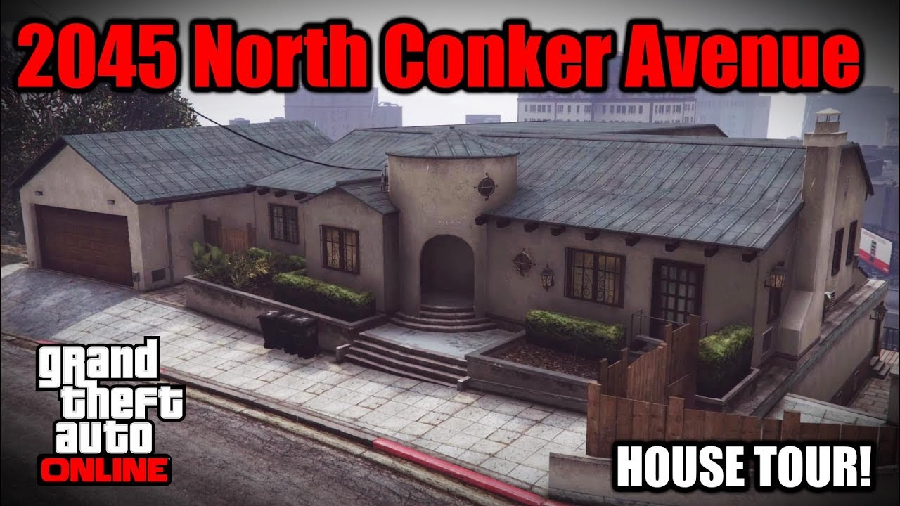 GTA 5 PC - 2045 North Conker Avenue House Tour!