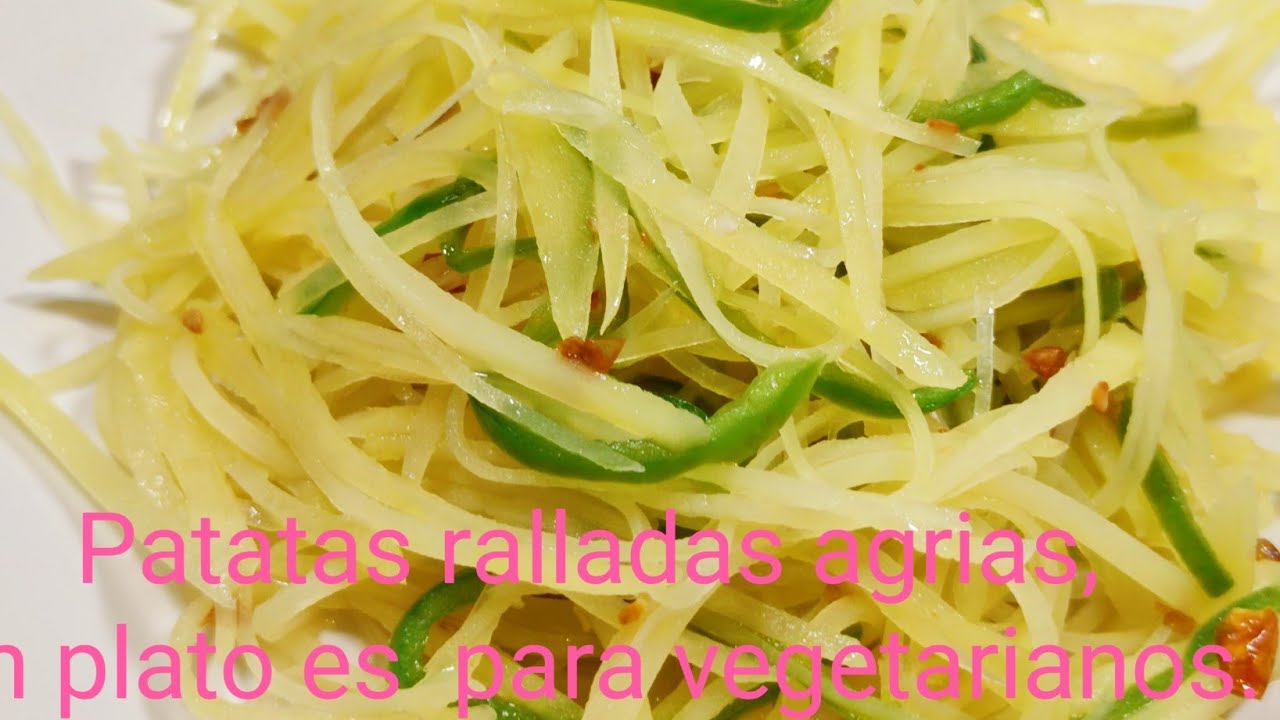 patatas ralladas con agrias .un plato digno de la fiestas .