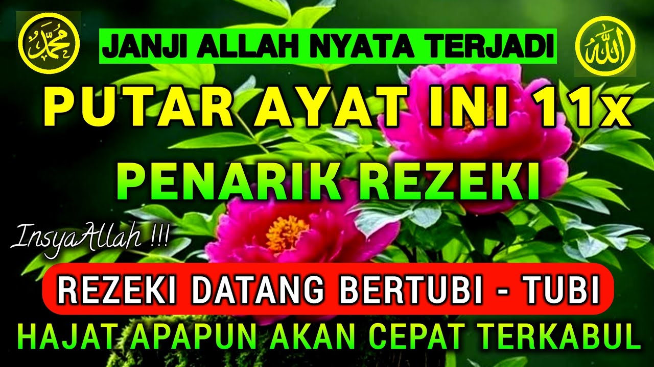 Bacaan Dahsyat! Satu Kali Putar Bisa Datangkan Kekayaan, Kesuksesan, dan Deraskan Rezeki