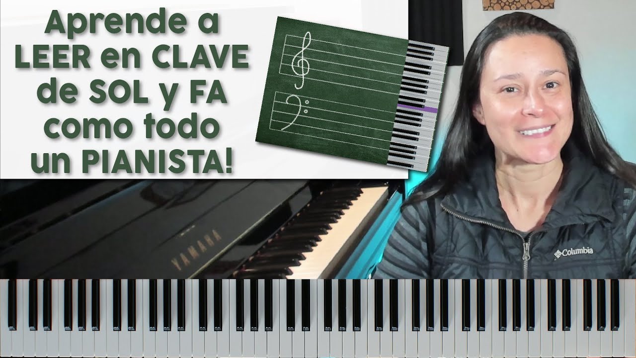LEER partituras en CLAVE de SOL y FA | Aprende Piano