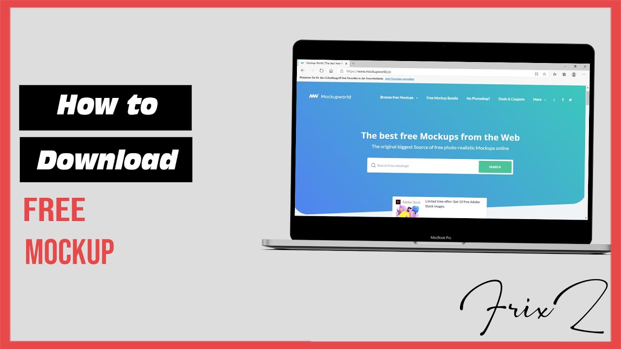 How to Download Mockup (Part 1) | FrixZ_