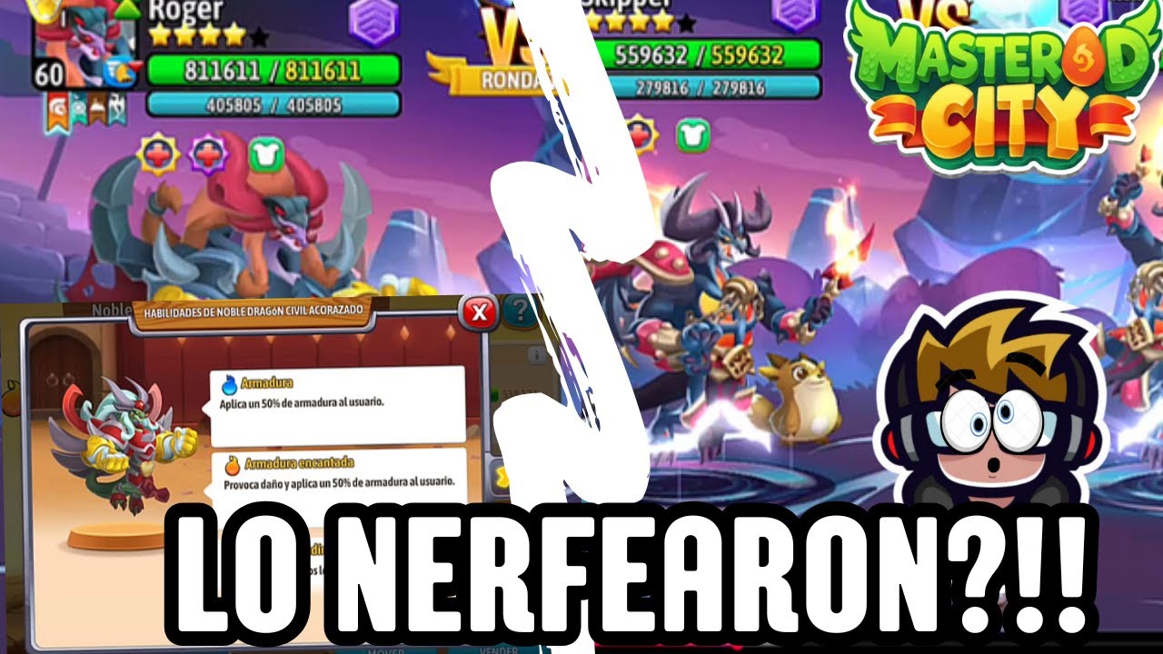 CAMBIARON LA HABILIDAD ARMADURA DEL DRAGÓN CIVIL ACORAZADO!!😲😲 NERF O BUFF??🤔🤔#dragoncity