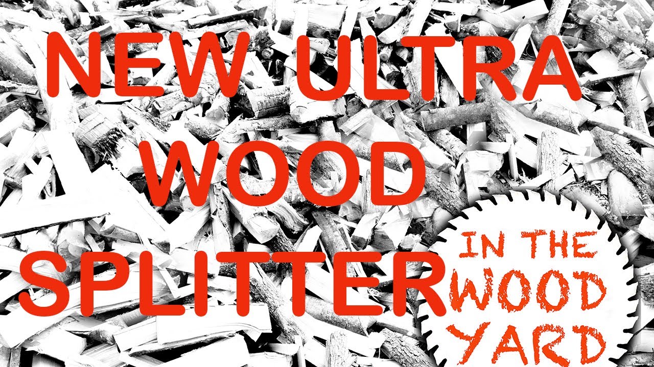 Eastonmade ULTRA Wood Splitter In Action Splitting