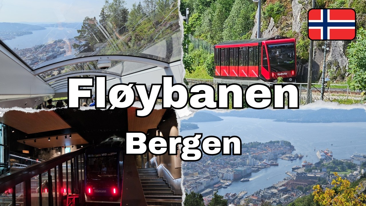 🏞️ Ride with Fløybanen in Bergen | Norway 🇳🇴 | July 2025