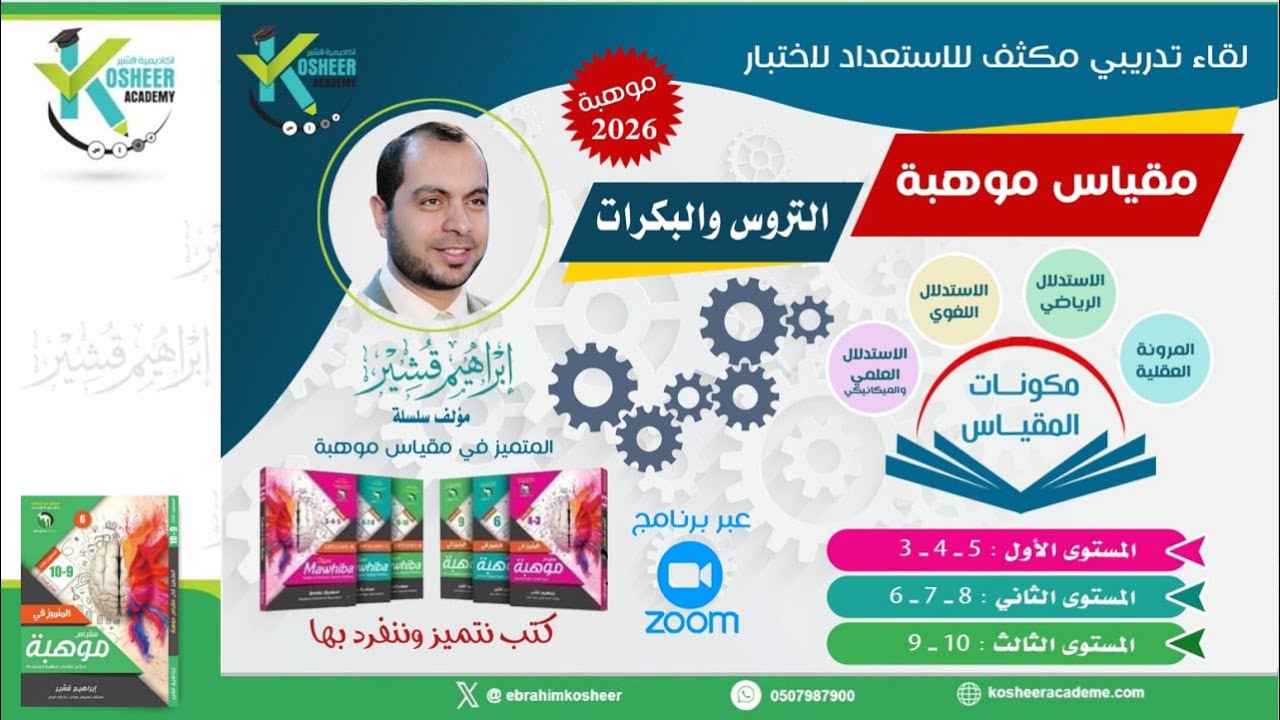 مقياس موهبة - القدرة الميكانيكية - التروس و البكرات 1