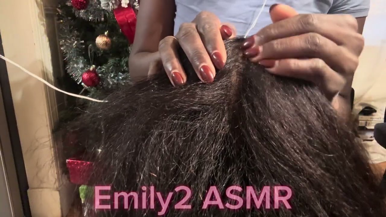 ASMR Aggressively Scalp Scratching 