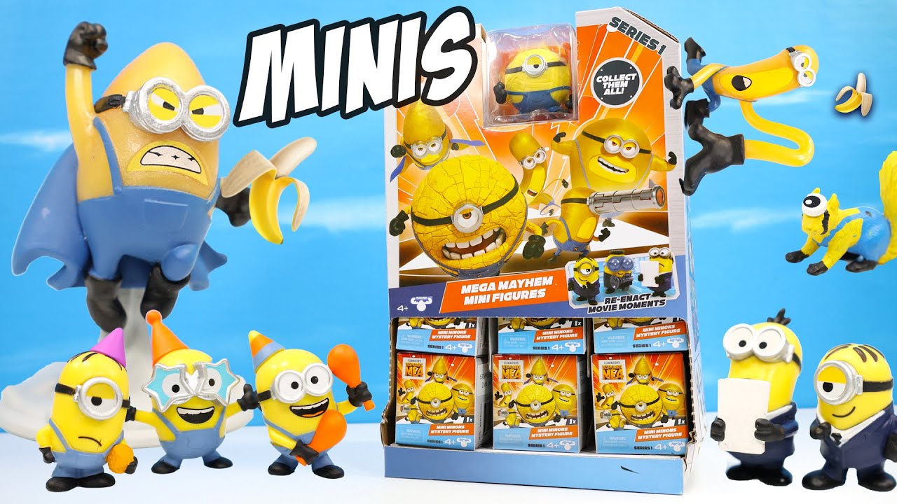 Обзор коллекции мини-фигурок Гадкий Я 4 MEGA Mayhem Mini Minions Mystery Figures Series 1