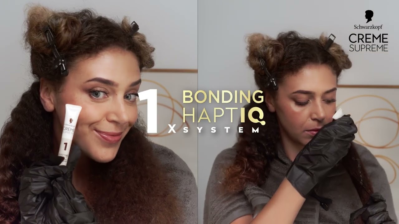 Coloration Schwarzkopf Creme Supreme avec 3x Bonding HaptIQ System