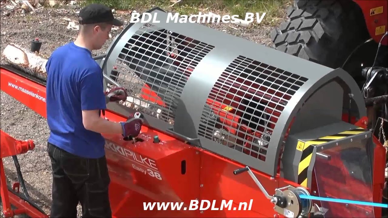 Hakki Pilke 1X38 EASY Firewood processor Brennholz Säge spaltautomat zaagkloofmachine BDLM.nl