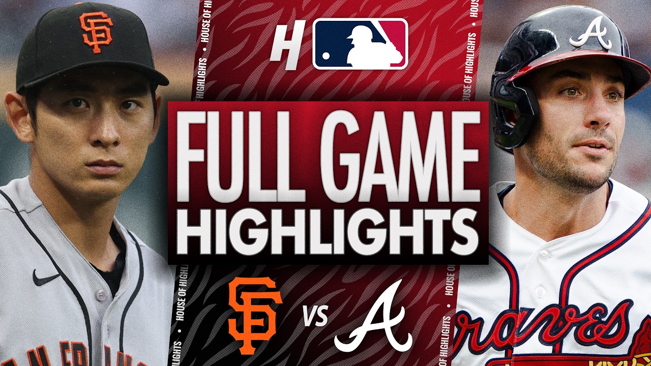 San Francisco Giants против Atlanta Braves &mdash; ЛУЧШИЕ МОМЕНТЫ 1-Й ИГРЫ 🔥 17 июня 2026 г., сезон MLB