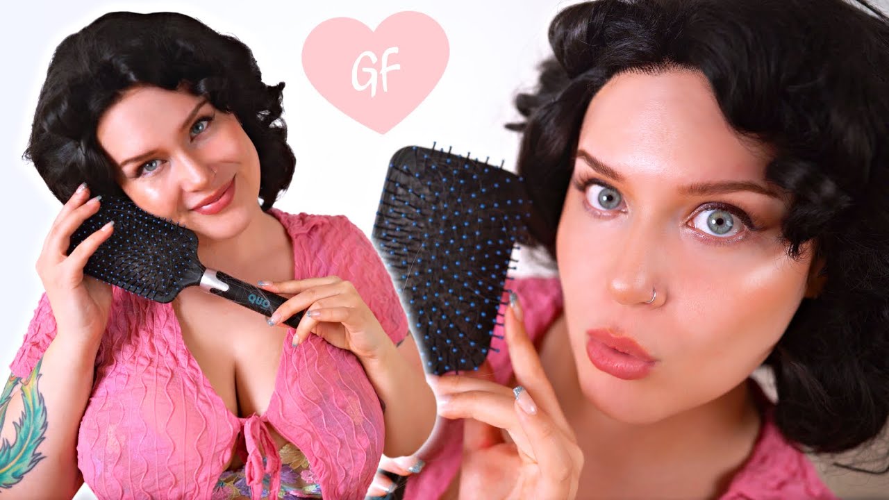 Girlfriend Attention at its BEST 💕 - Must See ASMR Hairplay!