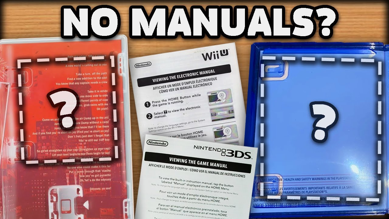 What Happened to Video Game Manuals?