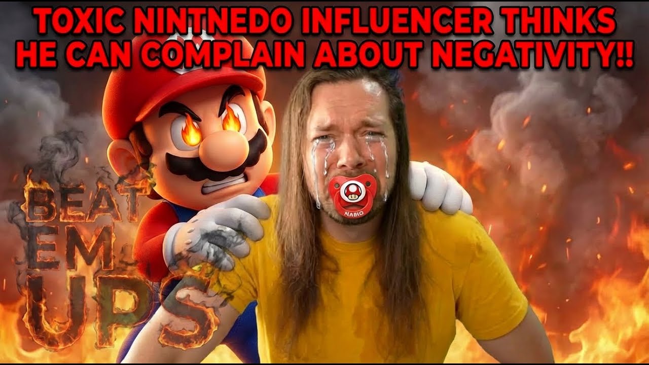 Токсичный инфлюенсер, связанный с Nintendo, жалуется на негатив после того, как отравил сообщество!