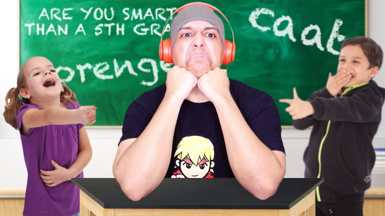 AM I SMARTER THAN A 5TH GRADER?? LET'S FIND OUT! [HILARIOUS!]