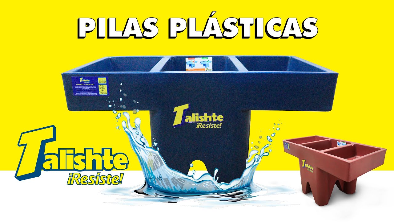 Pilas Plásticas Talishte 💦- Lavaderos que Si Resisten