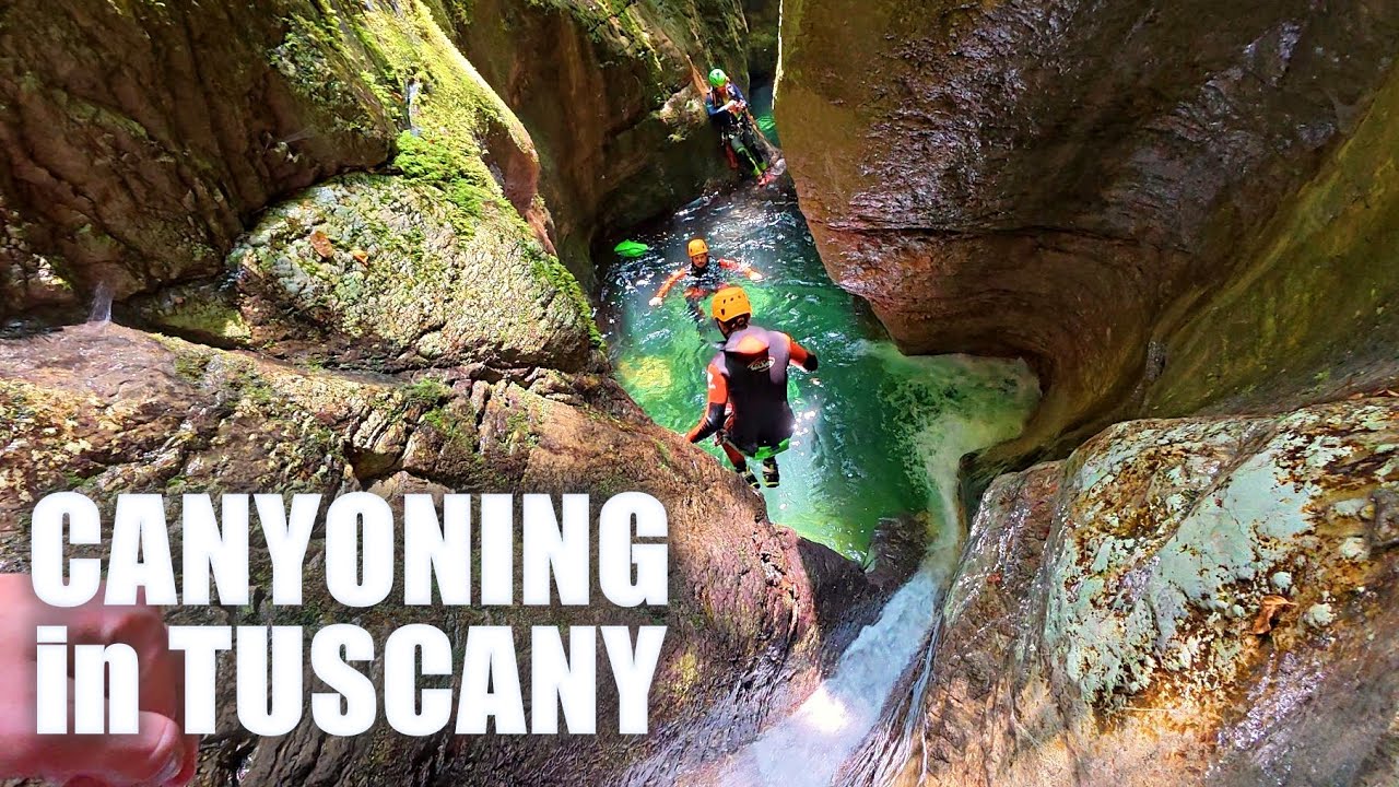 POV CANYONING in TUSCANY, ITALY – Rio Selvano Adventure