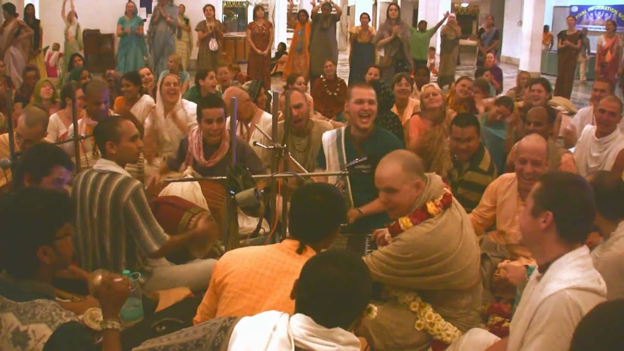 Aindra prabhu and friends in Mayapura Dhama