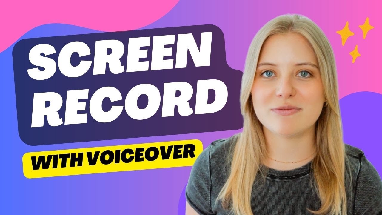 Screen record with voiceover like a pro now!