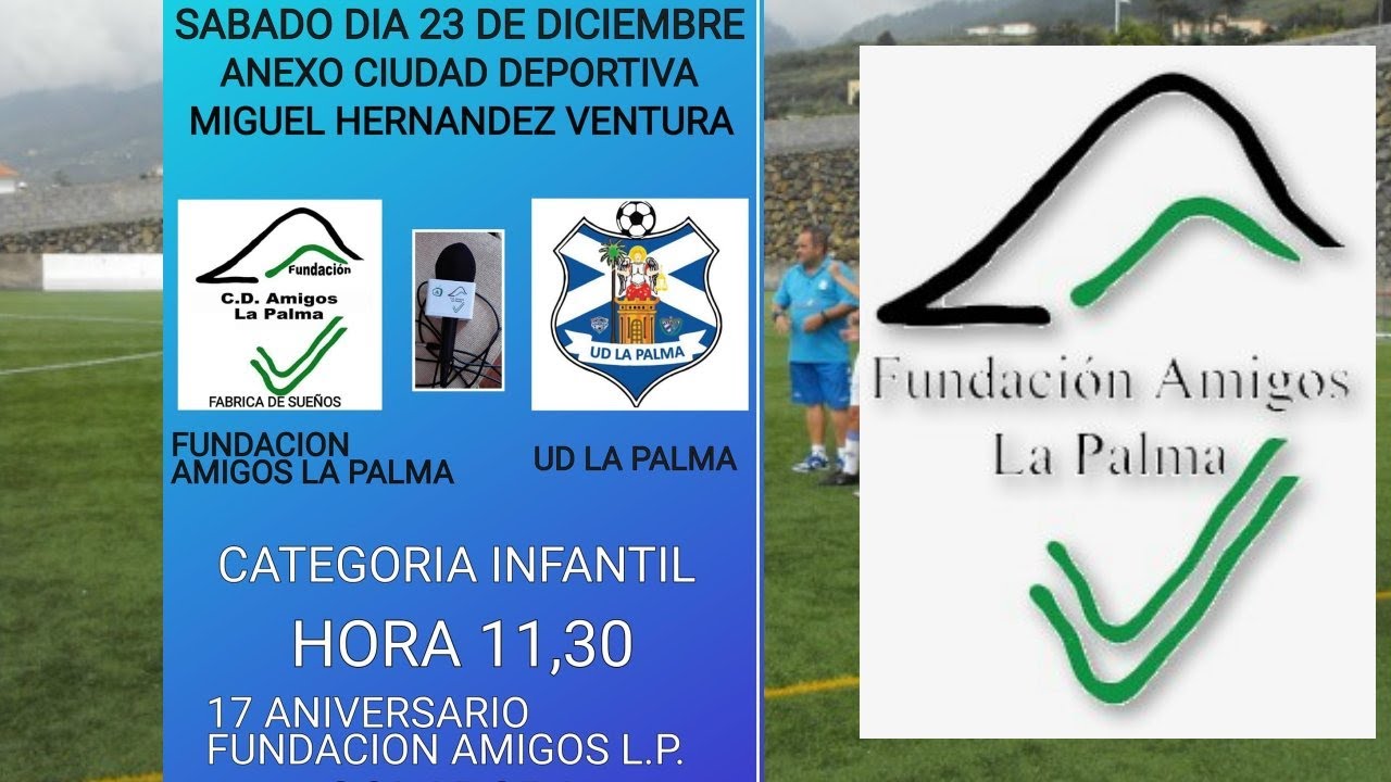 DIRECTO | 23-12-23  CD. AMIGOS LA PALMA-UD. LA PALMA-XXXVII  ANIVERSARIO FUNDACION AMIGOS LA PALMA