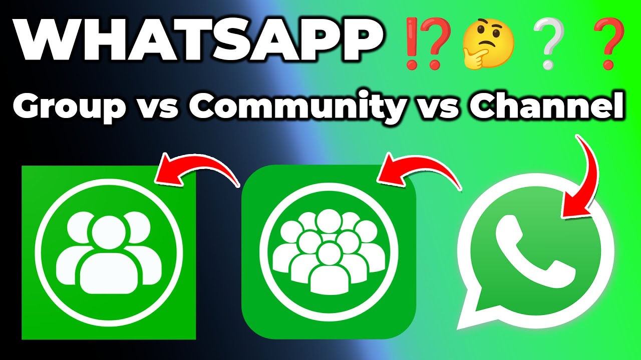 WhatsApp Community vs Channel vs Group | Which one is most useful ?