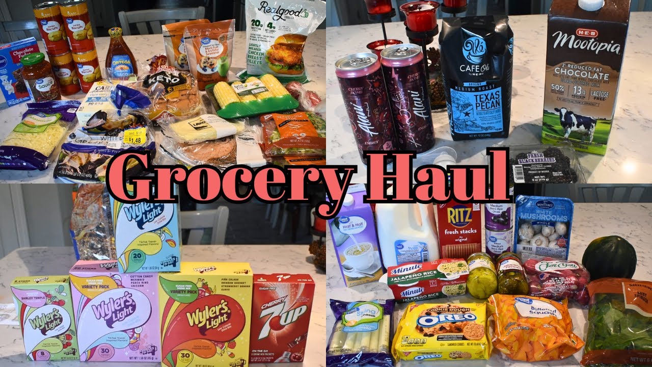 WALMART GROCERY HAUL | HEB & DG