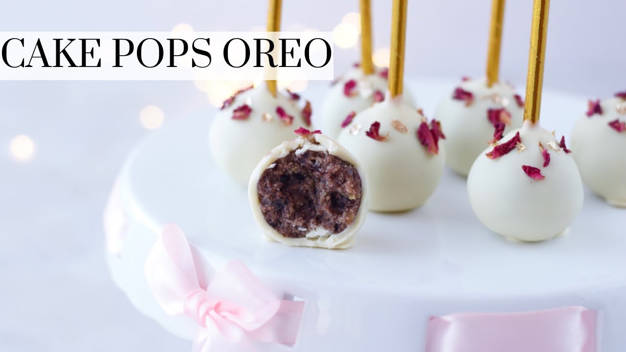 Cake pops oreo
