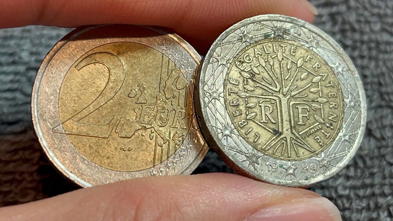 1999 France 2 Euros Coin • Values, Information, Mintage, History, and More