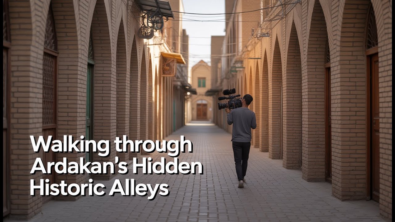 🌾 Walking Through Ardakan’s Hidden Historic Alleys