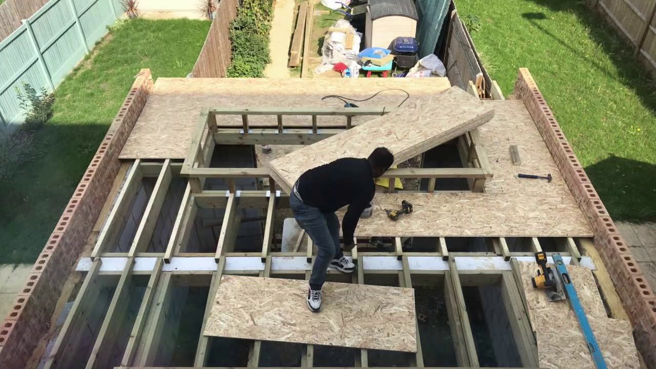 6m House Extension Timelapse - Week 4