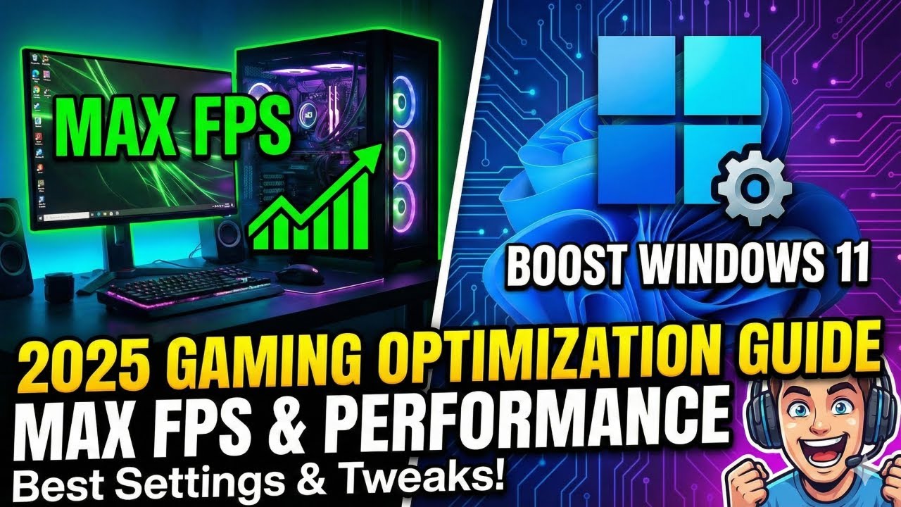 Optimize and boost fps Windows 11 for Gaming in 2025 &ndash; Max FPS & Performance