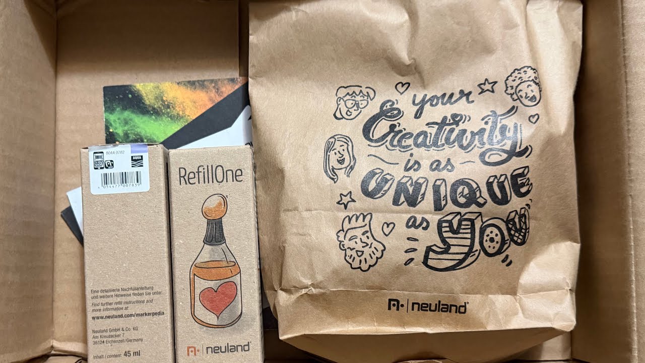 Unboxing: Neuland Markers, Ink, and real Tarif Costs