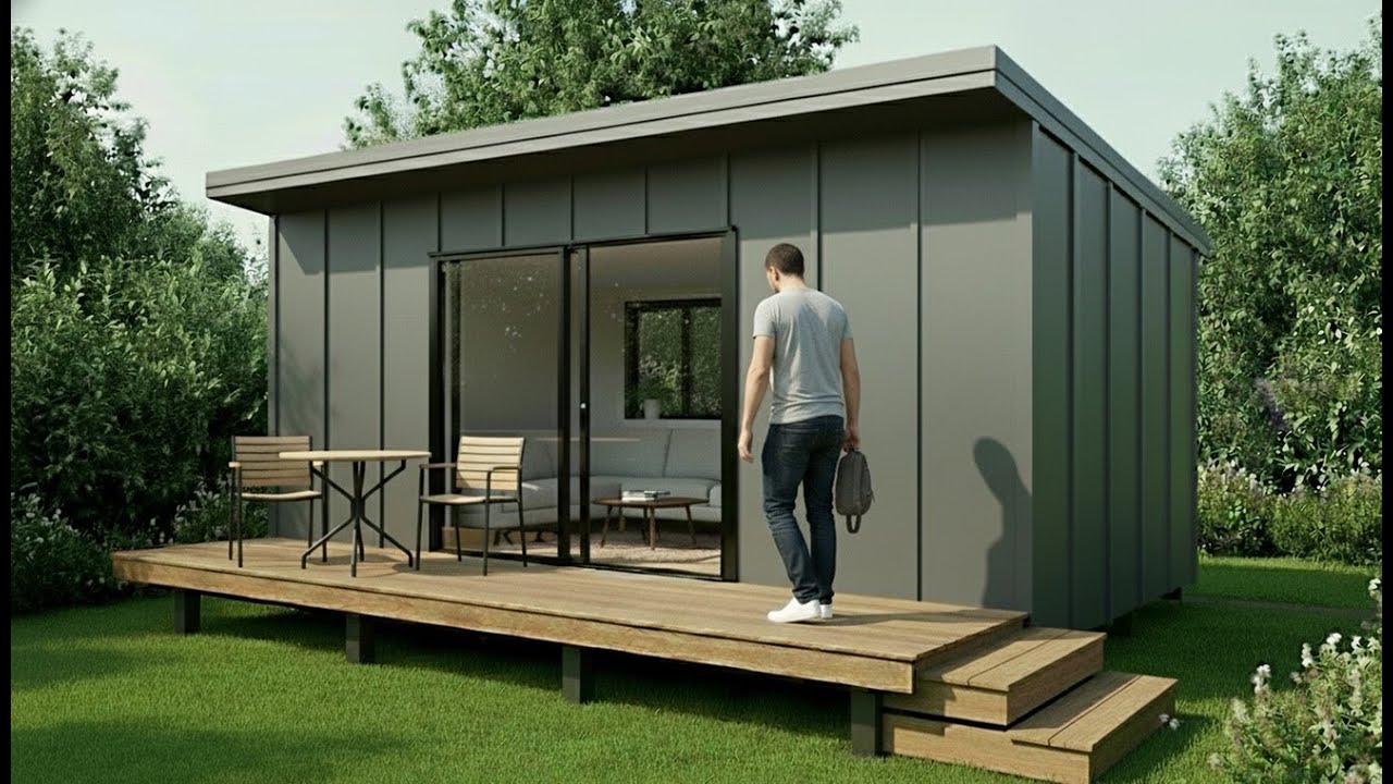 6mx3m sleepout designed for low wind zone New Zealand (Building consent not required)