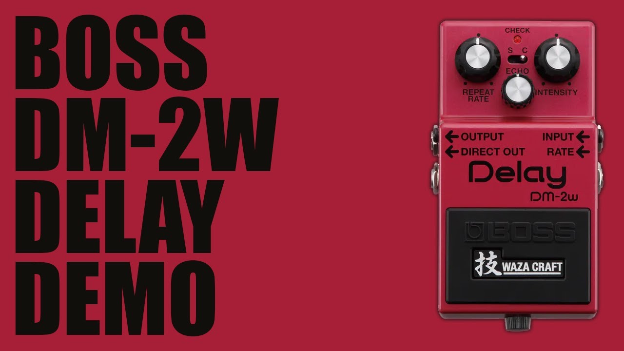 Boss - DM-2W Delay - Demo (Analog Delay)