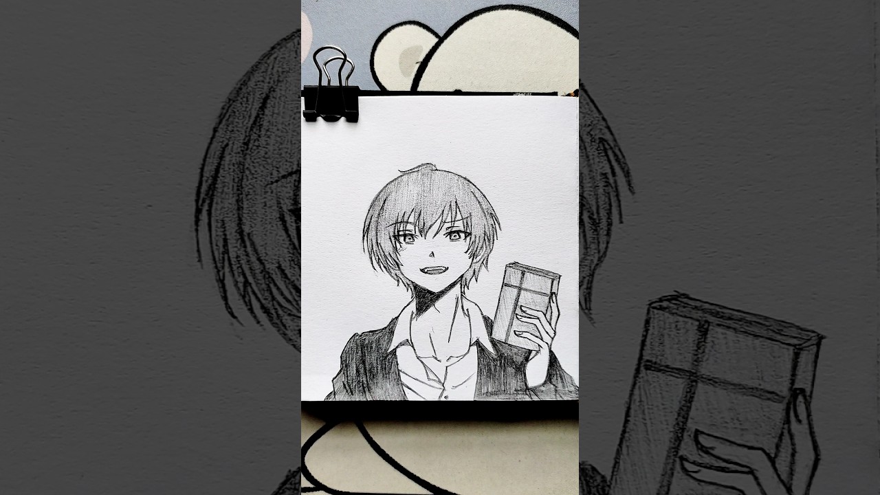 Karma akabane Drawing from Assassination Classroom 