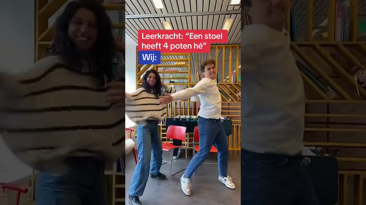 Een stoel heeft 4 poten hee🤪 #ketnet #ketnetwrappers
