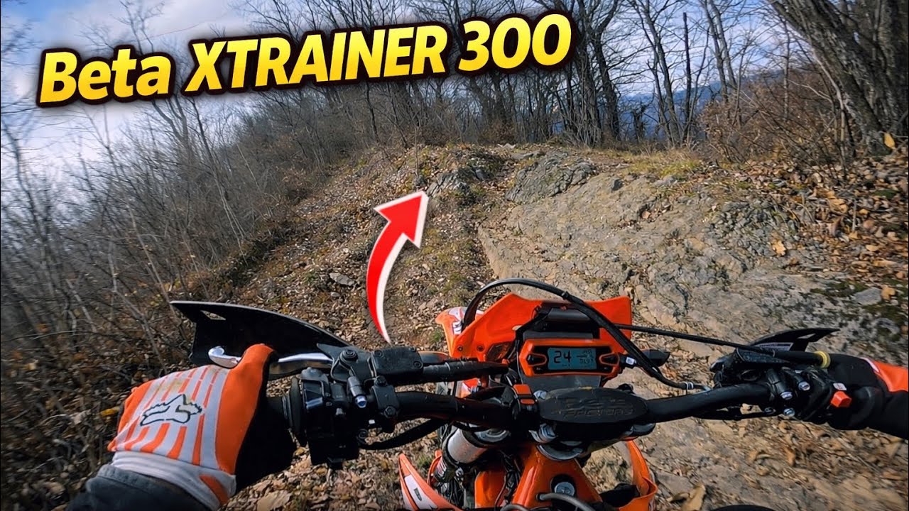 Beta Xtrainer 300 in its natural habitat | trail riding POV 4K 
