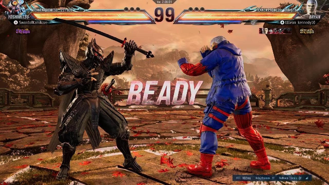 Yoshimitsu fights strong Bryan