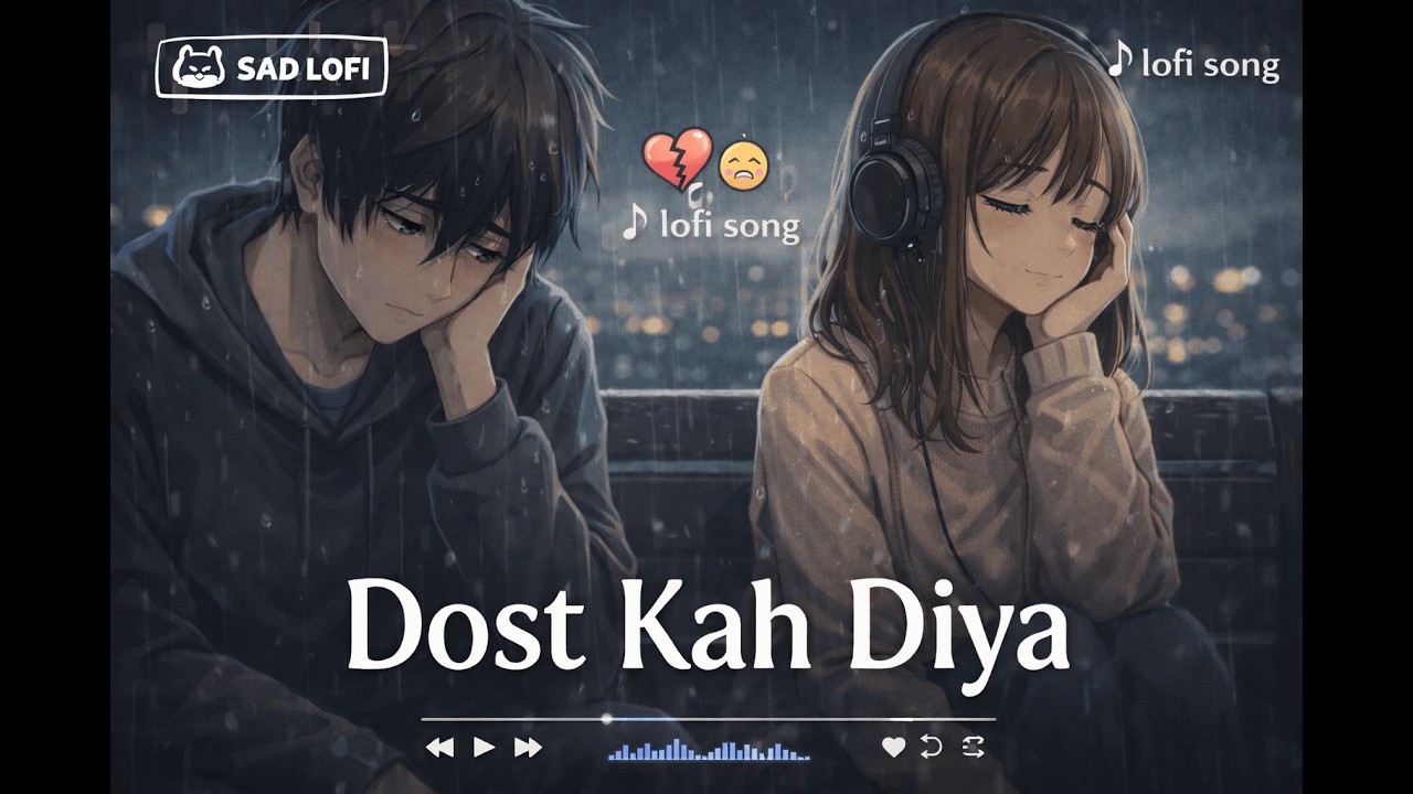 DOST KAH DIYA  SAD LOFI SUKOON #song #hindisong #lofi