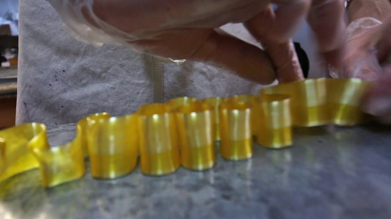Lemon Flavored Ribbon Candy