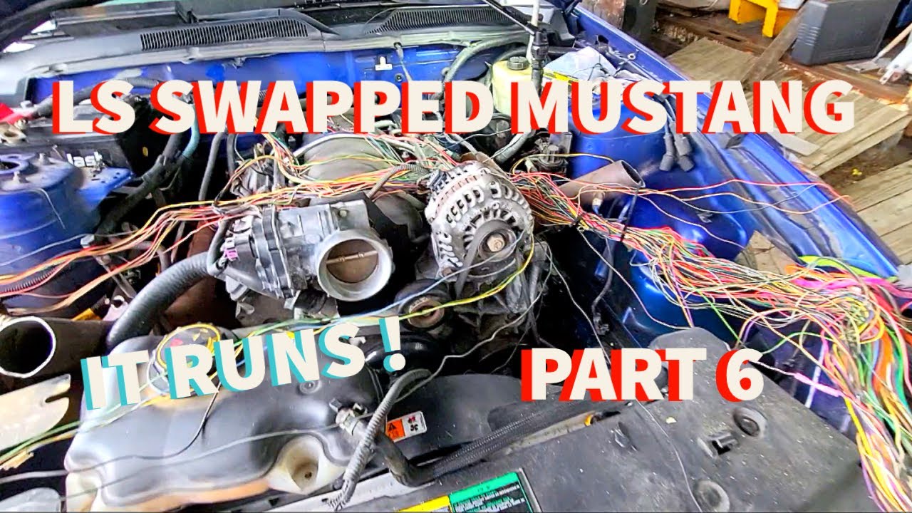LS Swapped S197 Mustang PT.6 | IT STARTS And Shoots FLAMES